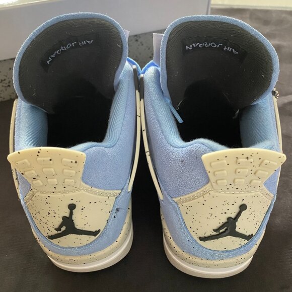 Jordan Air 4 Mens Mid Top Sneakers University Blue - Picture 3 of 6